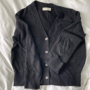 Everlane Women's Black Cardigan oversized fit